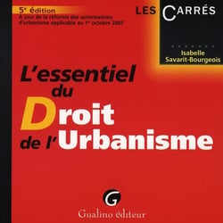 L'essentiel du droit de l'urbanisme (5e édition)