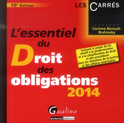 L'essentiel du droit des obligations 2014 (10e édition)
