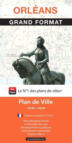 Orléans : plan de ville - grand format