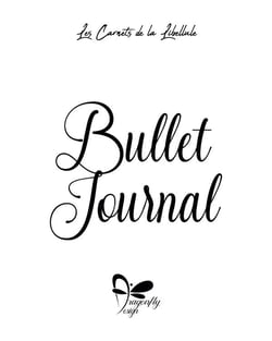 Carnet pour Bullet journal artisanal avec papier original