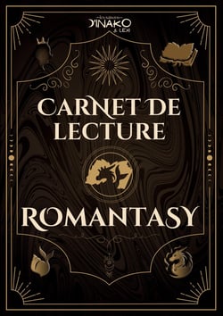 Carnet De Lecture Romantasy : Journal immersif avec histoire Romantasy, livre de lecture à remplir avec suivi, notes, tierlist, quiz