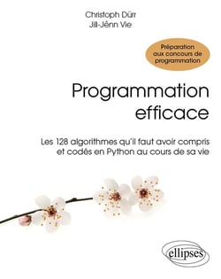 Programmation efficace - 128 algorithmes qu'il faut avoir compris et codés en Python au cours de sa vie