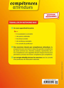 Compétences attendues : spécialité physique-chimie - 1re - nouveaux programmes
