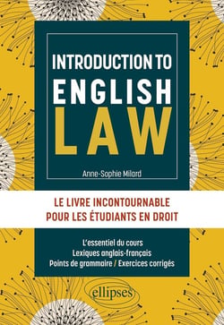 Introduction to english law : le livre incontournable pour les étudiants en droit