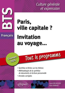 BTS français - culture générale et expression - nouveau thème - invitation au voyage... - examen 2024