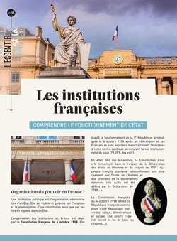 Les institutions françaises : comprendre le fonctionnement de l'Etat