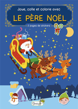 Joue, colle et colorie avec le Père Noël