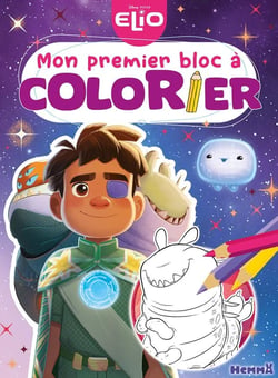 Disney Pixar Elio - Mon premier bloc à colorier
