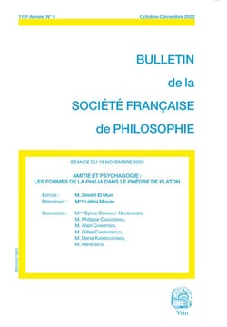 Amitié et psychagogie : Les formes de la philia dans le Phèdre de Platon