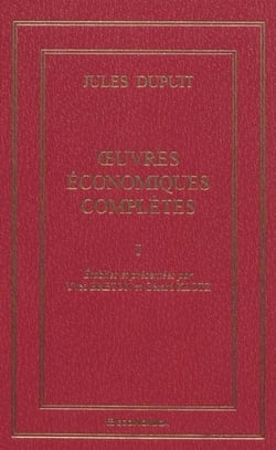 Jules Dupuit - oeuvres économiques complètes