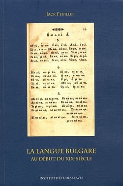 La langue bulgare au début du xixe siècle