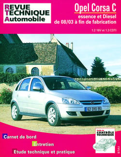 Opel corsa c - essence et diesel de 08-03 a fin de fabrication