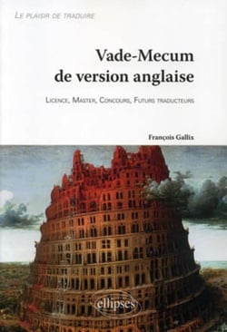 Vade-mecum version anglaise - le plaisir de traduire