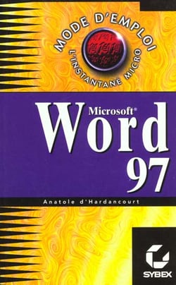 Mode d'emploi : word 97