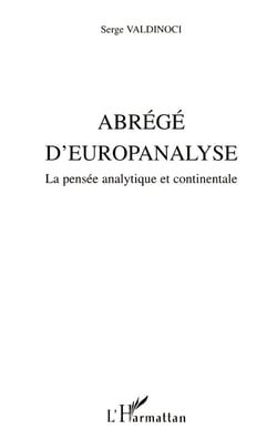 Abrégé d'europanalyse - la pensée analytique
