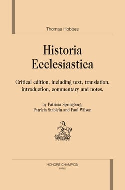 Thomas Hobbes's historia ecclesiastica - critical edition