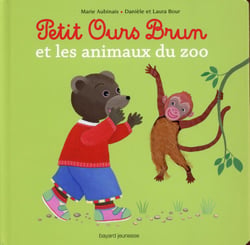 Petit ours brun et les animaux du zoo