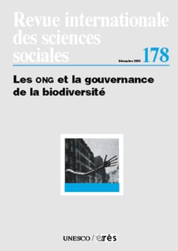 Revue riss n.178 - les ong et la gouvernance de la biodiversité