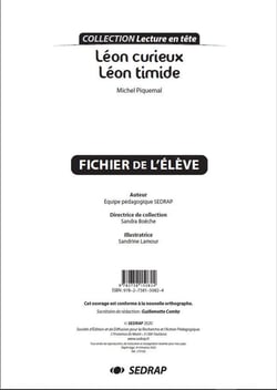 LEON CURIEUX, LEON TIMIDE - LE FICHIER