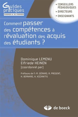 Comment passer de la formulation des compétences à l'évaluation des acquis des étudiants - guide méthodologique pour une approche programme dans l'enseignement supérieur