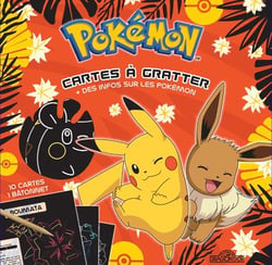 Cartes à gratter - pokémon - pikachu et evoli