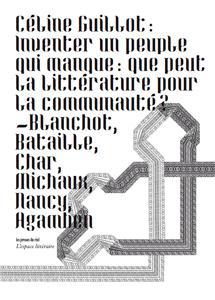 Inventer un peuple qui manque : que peut la litterature pour la communaute ?