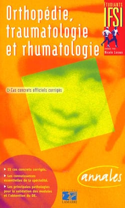 Orthopedie traumatologie et rhumatologie sujets officiels corriges etudiants en
