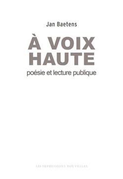 À voix haute, poésie et lecture publique
