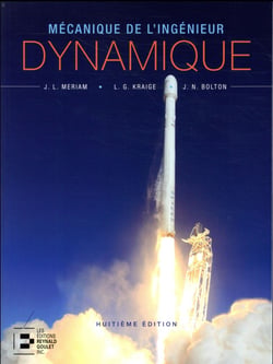 Dynamique  - mécanique de l'ingénieur (8e édition)