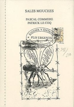Sales mouches - timbres d'artistes, en prêt à poster