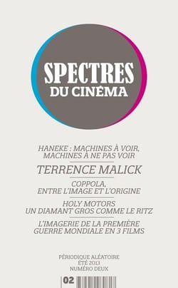 Spectres du cinema Tome 2 - autour de Terrence Malick