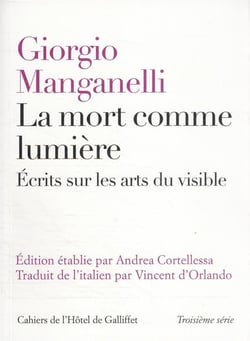 La mort comme lumière : écrits sur l'art
