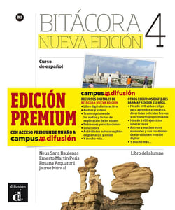 Bitácora 4 - espagnol - b2 - livre de l'élève + mp3 téléchargeable premium
