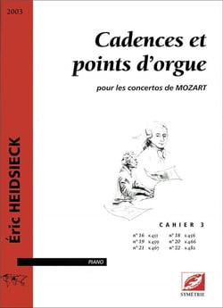 Cadences et points d'orgue t.3 : pour les concertos de Mozart