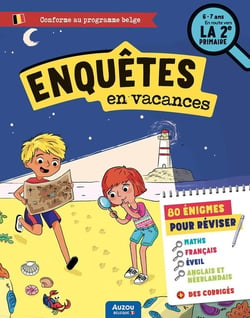 Cahier de vacances : enquêtes en vacances - en route vers la 2e primaire