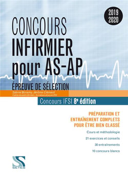 Concours infirmier pour AS-AP - épreuve de sélection (concours 2019/2020)