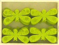 Acc deco feutre papillon 24pc