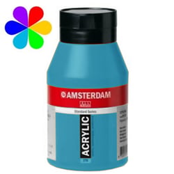 Acrylique 1L bleu royal Amsterdam