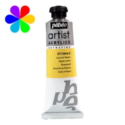 Acrylique extra-fine Pébéo 37 ml S2 211 Jaune De Naples