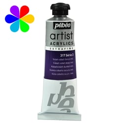 Acrylique extra-fine Pébéo 37 ml S3 317 Violet Cobalt Fonce