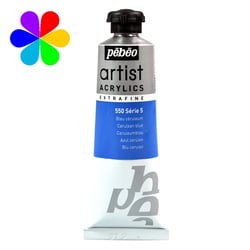 Acrylique extra-fine Pébéo 37 ml S5 550 Bleu Ceruleum