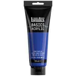 Tube 250 ml de peinture acrylique Liquitex - Basics - Bleu de cobalt imitation