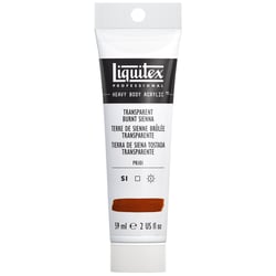 Tube 59 ml de peinture acrylique Liquitex Heavy Body série 3 - Terre de Sienne - Extra-fine