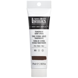 Tube 59 ml de peinture acrylique Liquitex Heavy Body série 2 - Terre d'ombre brûlée - Extra-fine