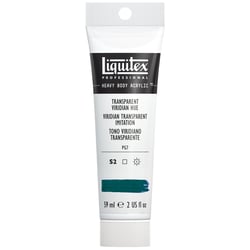 Tube 59 ml de peinture acrylique Liquitex Heavy Body série 2 - Vert émeraude - Extra-fine