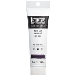 Tube 59 ml de peinture acrylique Liquitex Heavy Body série 3 - Gris feutré