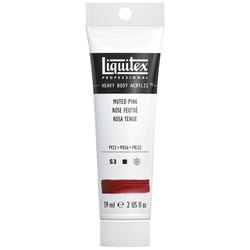 Tube 59 ml de peinture acrylique Liquitex Heavy Body série 3 - Rose feutré