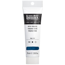 Tube 59 ml de peinture acrylique Liquitex Heavy Body série 3 - Turquoise feutré