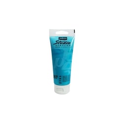 Tube 100 ml de peinture Studio Acrylics High Viscosity Pébéo - Bleu vert iridescent - Fine - Semi-opaque