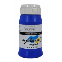 Acrylique System 3 - 500ml Daler Rowney - Bleu de Cobalt (hue)